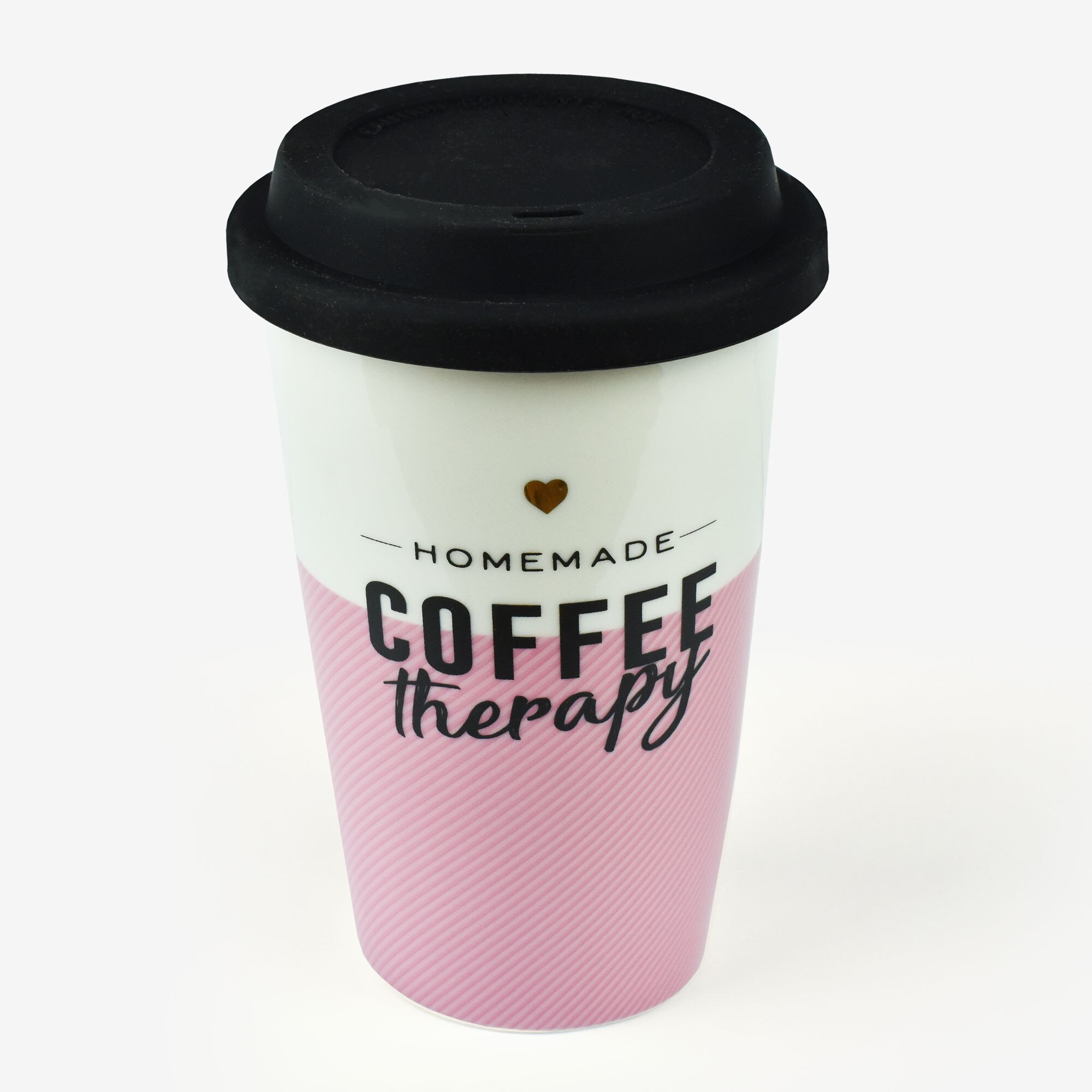 Cana de voiaj - Homemade Coffee Therapy, Portelan, 350 ml