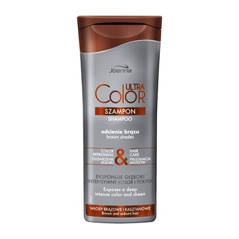 Sampon ultra color, Joanna, Pentru nuante de saten & castaniu, 200 ml Sampon ultra color, Joanna, Pentru nuante de saten & castaniu, 200 ml