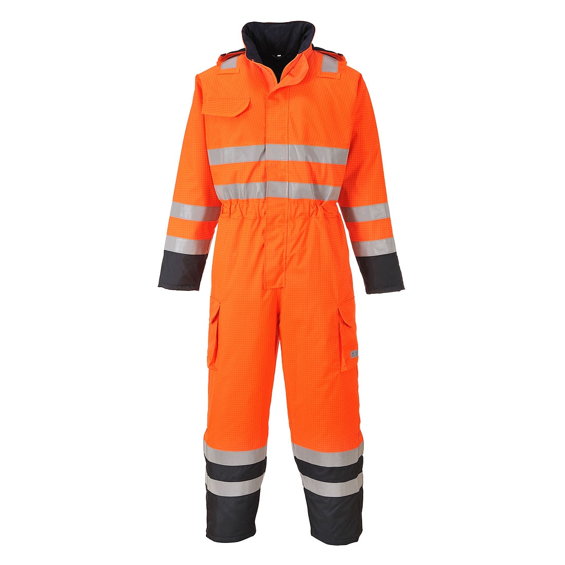 Combinezon Bizflame Rain Hi-Vis Multi S775ONRXXL, culoarea Portocaliu/Negru, marimea XXL