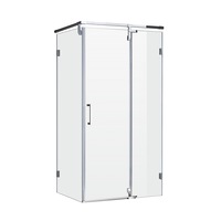 cabina dus dreptunghiulara zeya colorado 100 x 80 x 190 cm profil crom si geam transparent dreapta imagen 44_0_
0