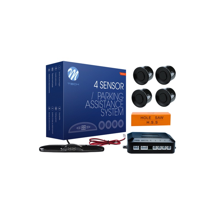 M-tech parctronic cu display negru, 616888