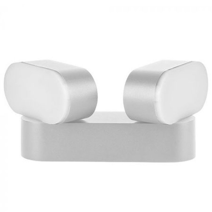 V-Tac LED проектор, 12 W, 3000 K, 1100 lm, топла светлина, сребрист