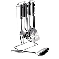 Set ustensile de bucatarie pe suport cromat , inox, Blaumann , BL3194