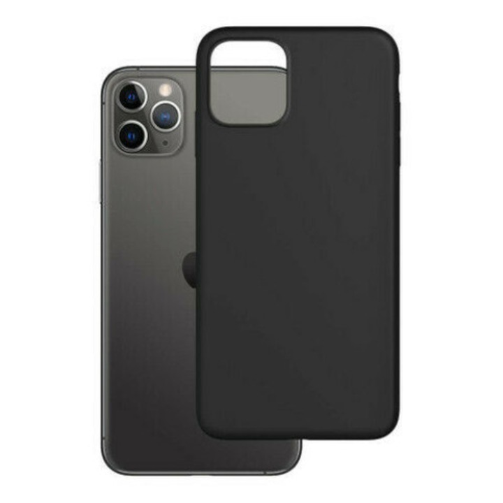 Протектор Forcell, Съвместим с Iphone12 Mini, TPU, Черен
