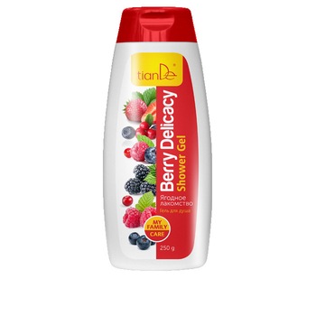 Gel de dus „Delicatesa de fructe“, TianDe, 250 ml Gel de dus „Delicatesa de fructe“, TianDe, 250 ml