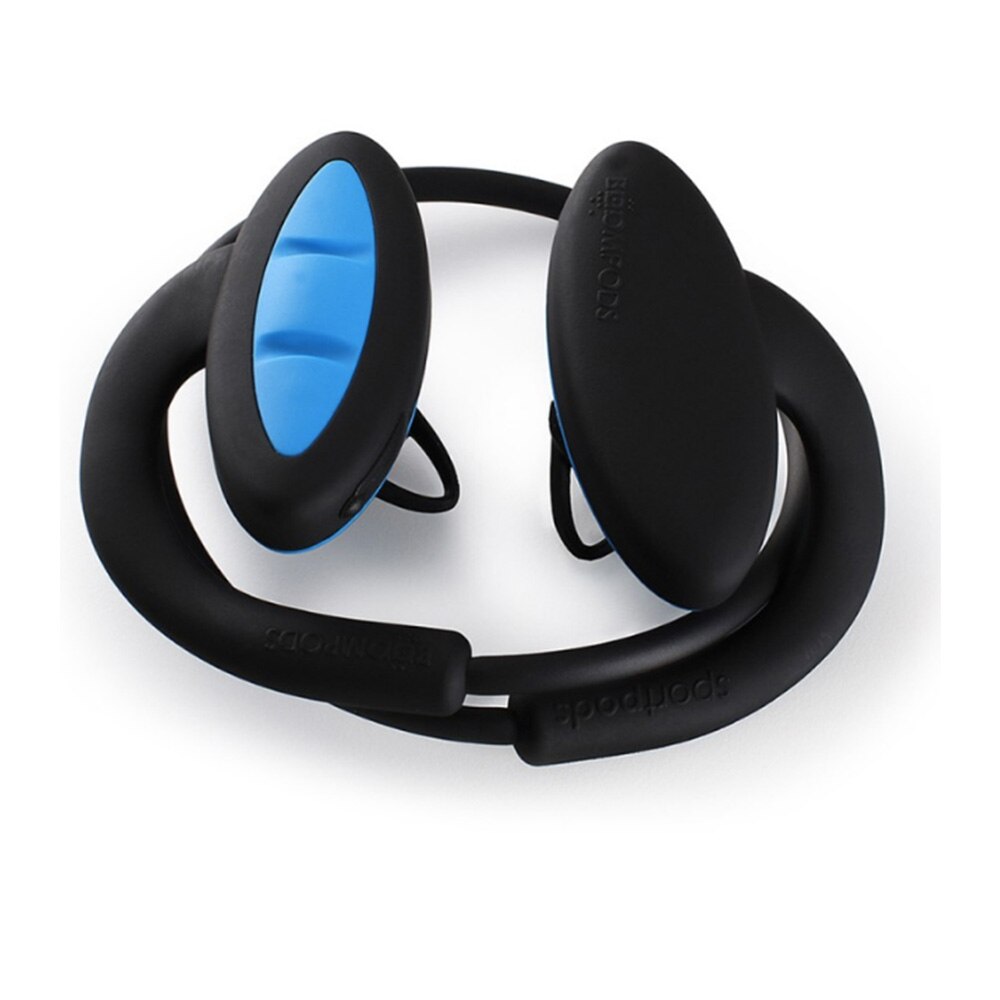Casti Boompods Sportpods2 Black-Blue (in-ear, bluetooth, control tactil, sweat resistant)