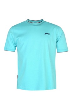 Tricou barbati, Slazenger Tipped, Bumbac, S EU, Albastru deschis Tricou barbati, Slazenger Tipped, Bumbac, S EU, Albastru deschis
