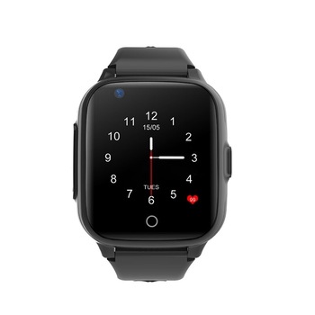 Ceas inteligent pentru copii Wonlex KT15 4G Negru, cu GPS, apelare video, rezistent la apa si monitorizare spion Ceas inteligent pentru copii Wonlex KT15 4G Negru, cu GPS, apelare video, rezistent la apa si monitorizare spion