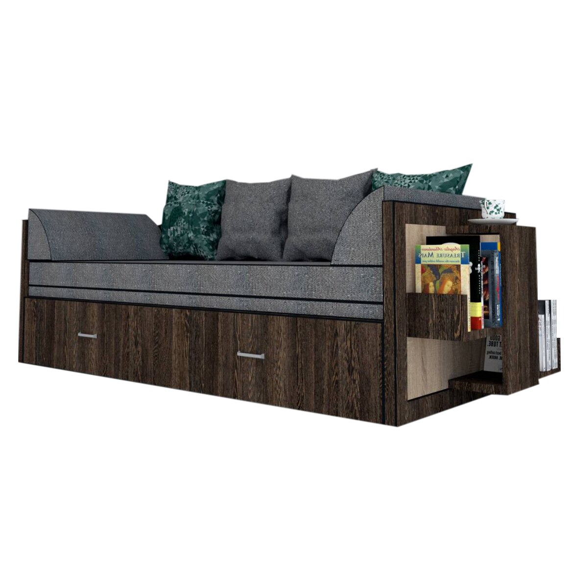 Canapea extensibila Genarom Bob Dr Gen 26 / Decor 7648, 223 x 61 x 79.5 cm