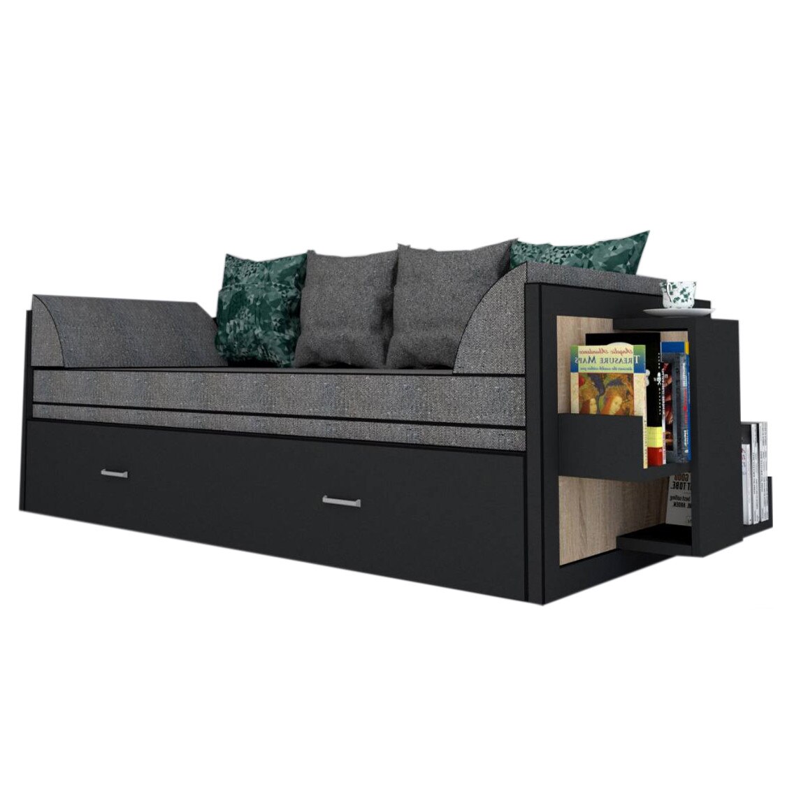 Canapea extensibila Genarom Bob Dr Gen 26 / Decor 0164, 223 x 61 x 79.5 cm