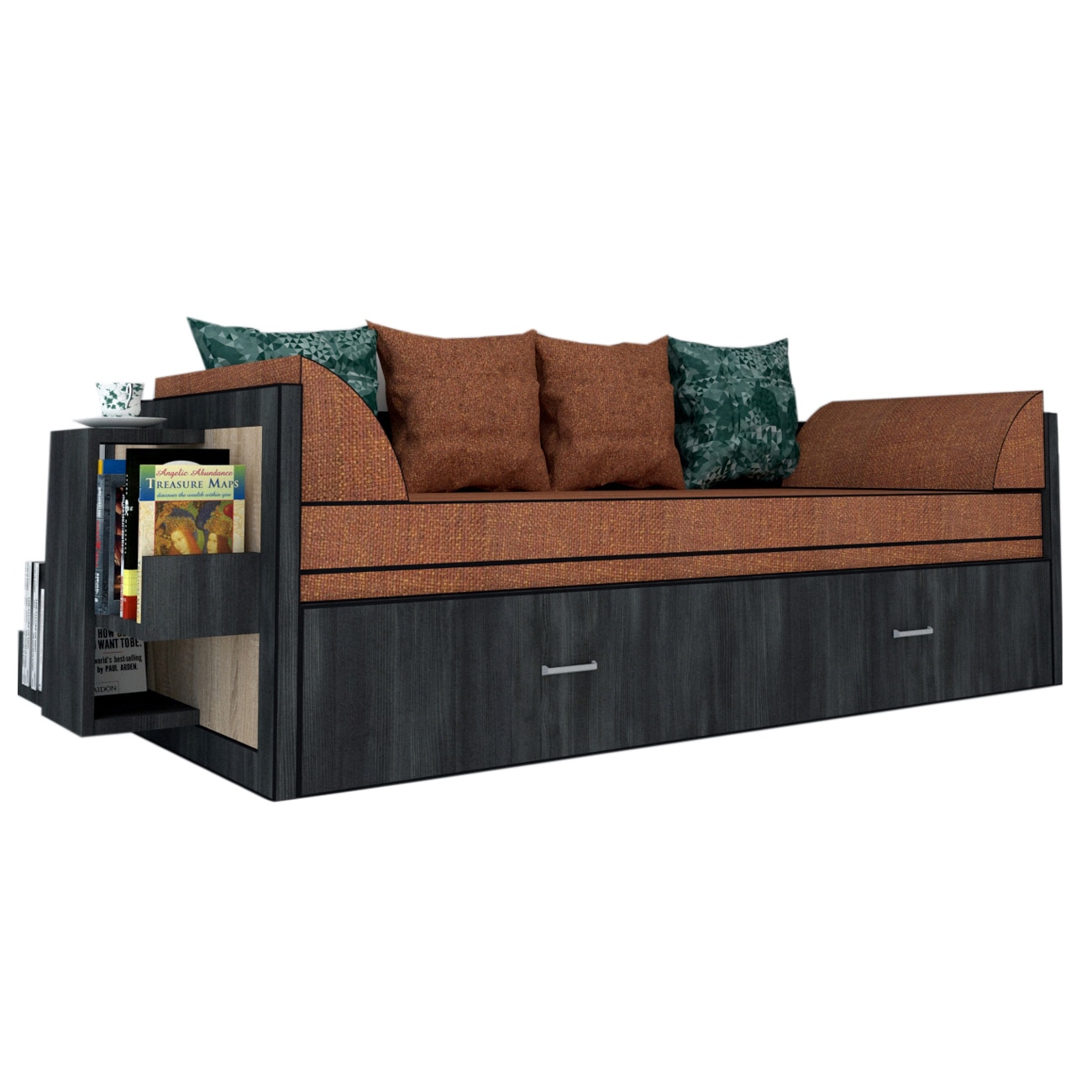 Canapea extensibila Genarom Bob St Gen 35 / Decor 8509, 223 x 61 x 79.5 cm