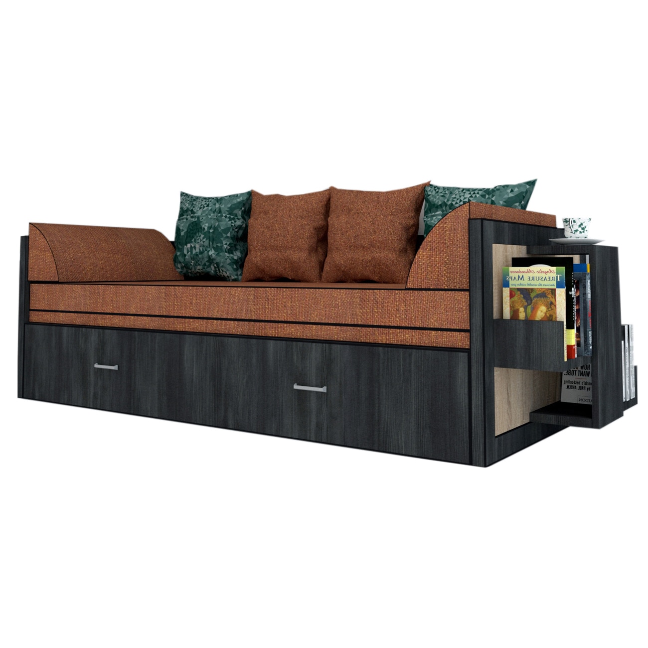 Canapea extensibila Genarom Bob Dr Gen 35 / Decor 8509, 223 x 61 x 79.5 cm