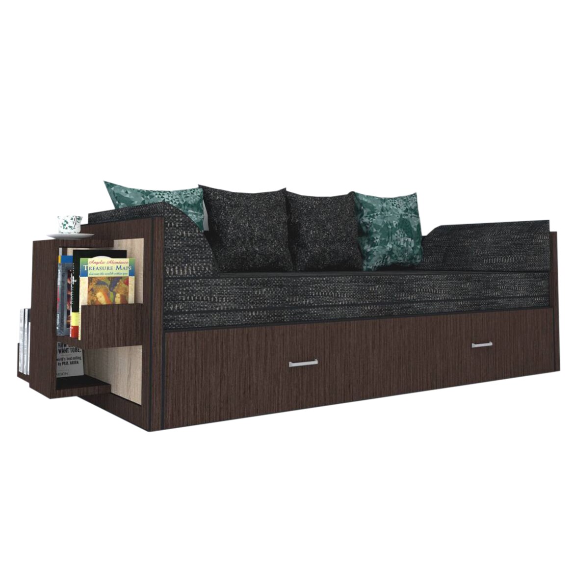 Canapea extensibila Genarom Bob St Gen 121 / Decor 8548, 223 x 61 x 79.5 cm