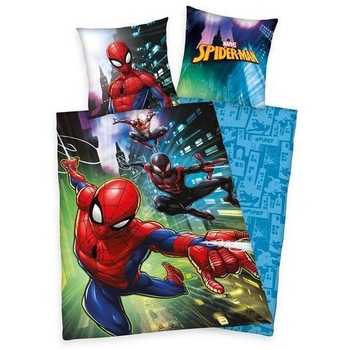 Lenjerie de pat Spiderman, pentru copii, din bumbac, reversibila, 2 piese, o husa pilota 140/200 cm, o husa perna 70/90 cm Lenjerie de pat Spiderman, pentru copii, din bumbac, reversibila, 2 piese, o husa pilota 140/200 cm, o husa perna 70/90 cm