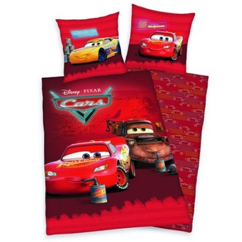 Lenjerie de pat Cars, pentru copii, din bumbac, reversibila, 2 piese, o husa pilota 140/200 cm, o husa perna 70/90 cm Lenjerie de pat Cars, pentru copii, din bumbac, reversibila, 2 piese, o husa pilota 140/200 cm, o husa perna 70/90 cm