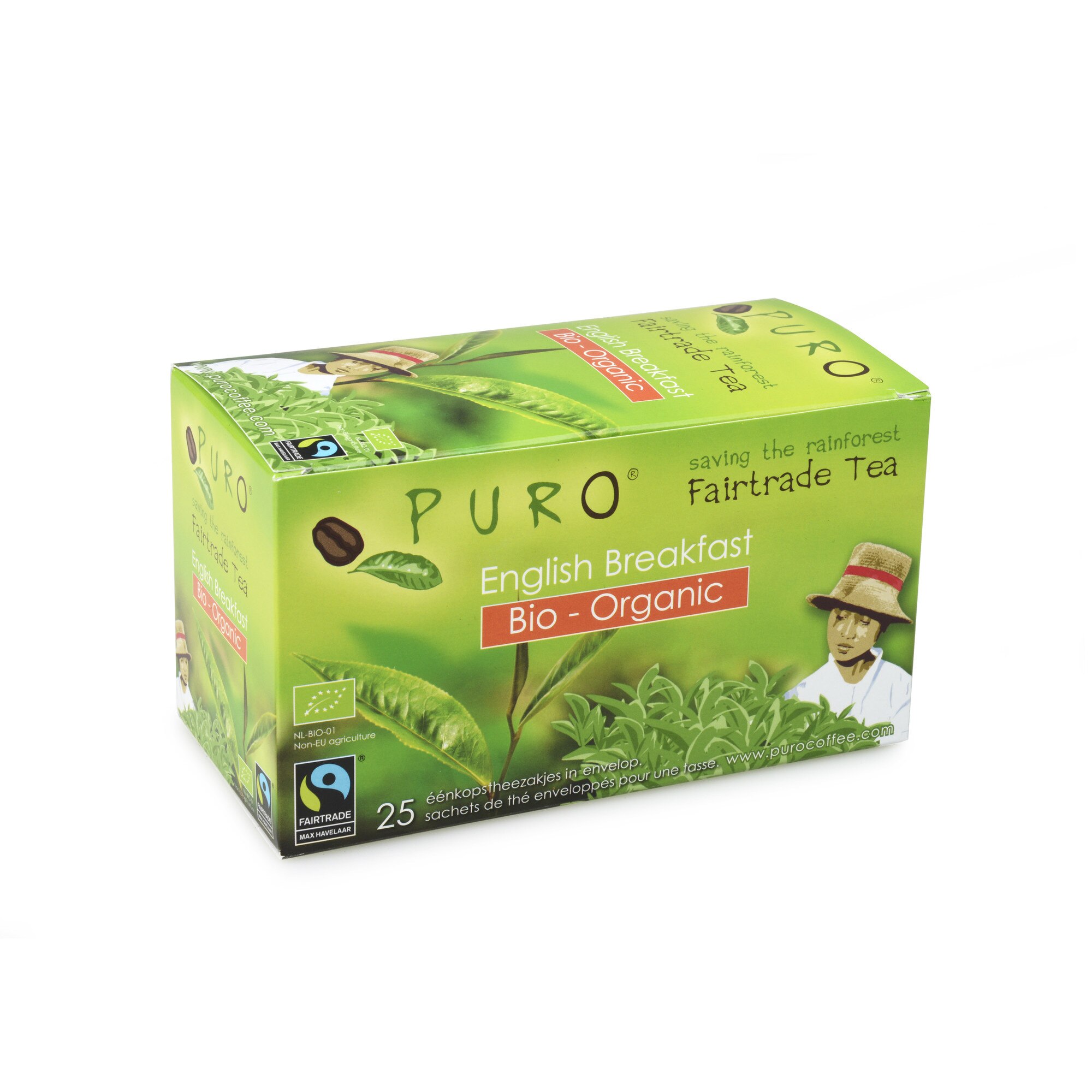 Ceai Puro English Breakfast - cutie 25 plicuri