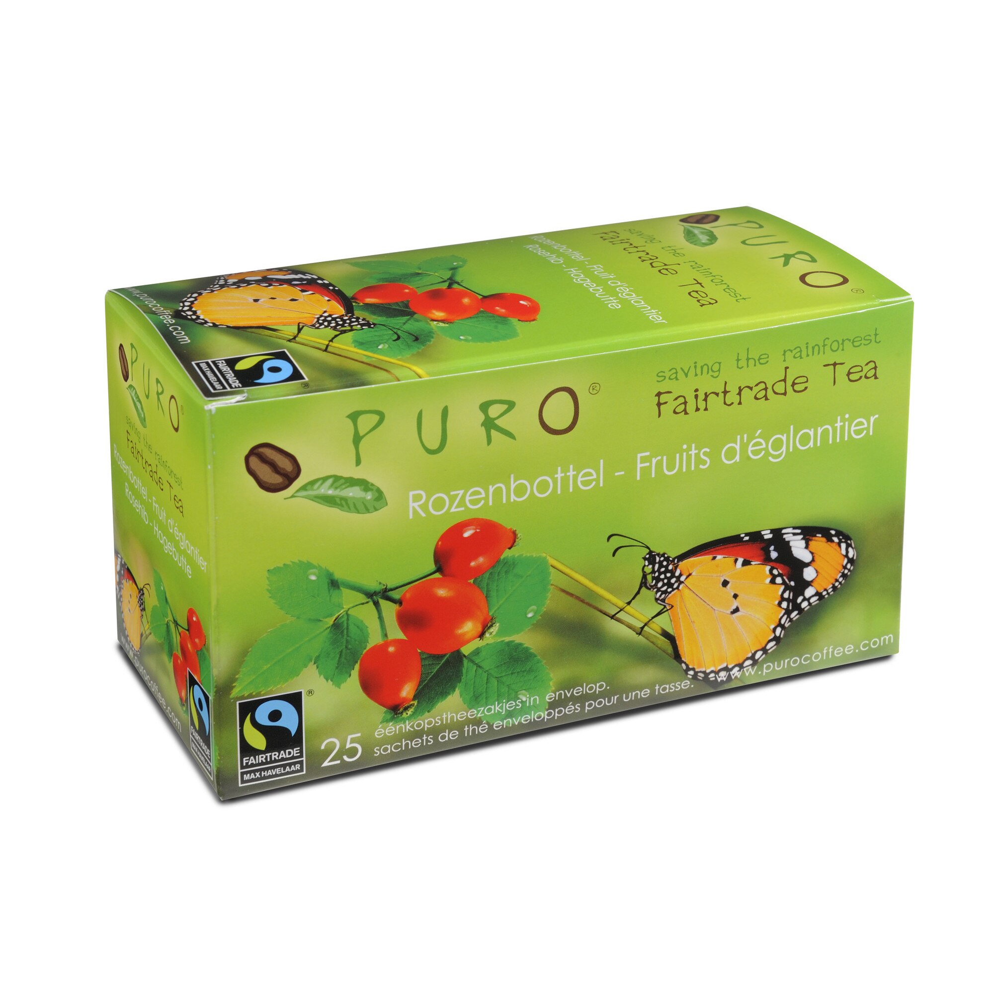 Ceai Puro de macese - cutie 25 plicuri