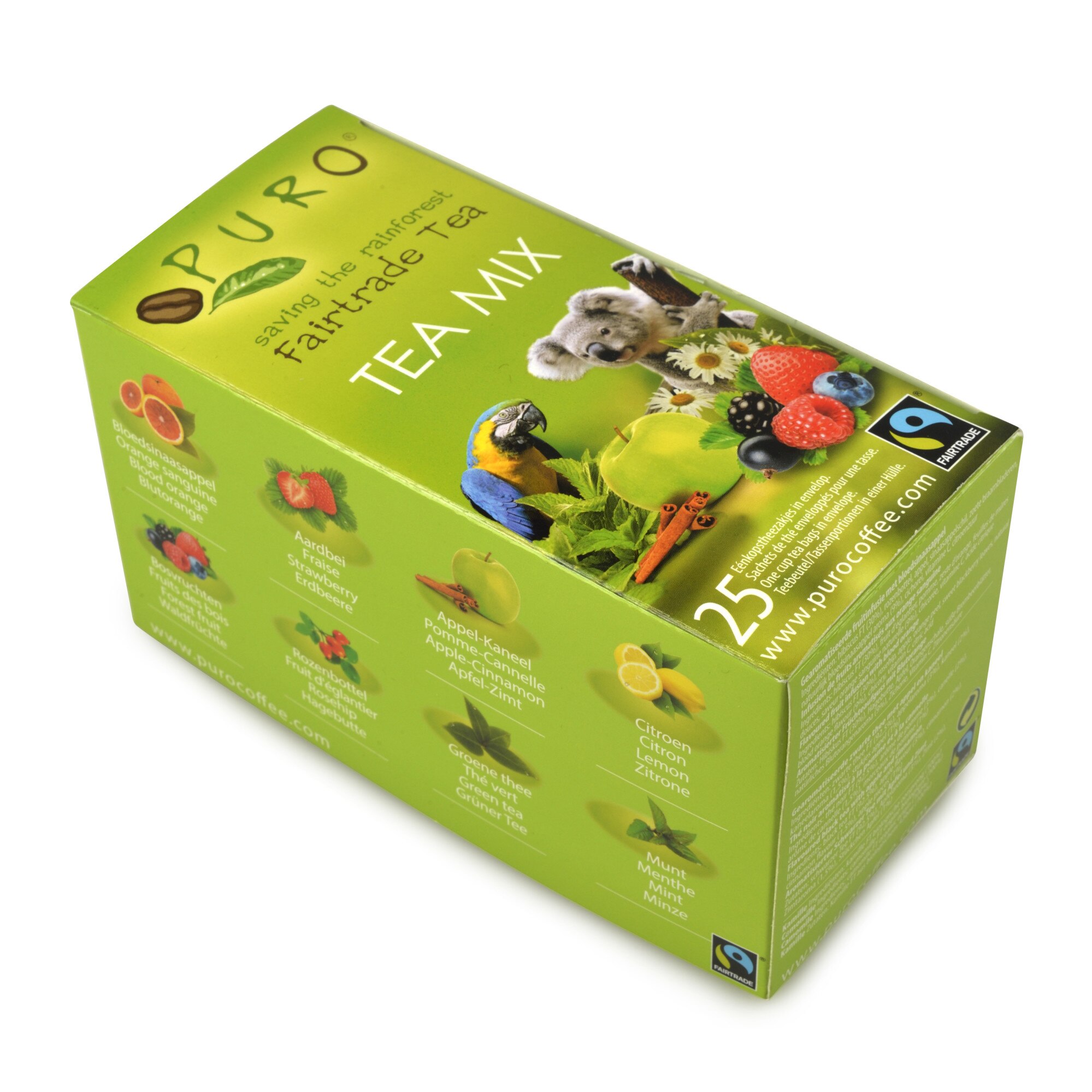 Ceai Puro Mix - cutie 25 plicuri