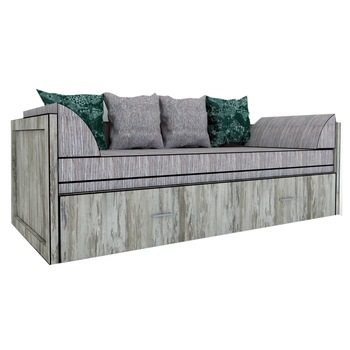 Canapea extensibila Genarom Costin Gen 71 / Decor K084, 203 x 61 x 79.5 cm Canapea extensibila Genarom Costin Gen 71 / Decor K084, 203 x 61 x 79.5 cm