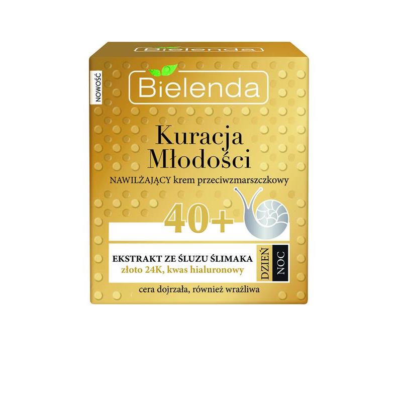 Crema Hidratanta Antirid cu Extract de Melc 40+ Zi/Noapte 50ml Bielenda