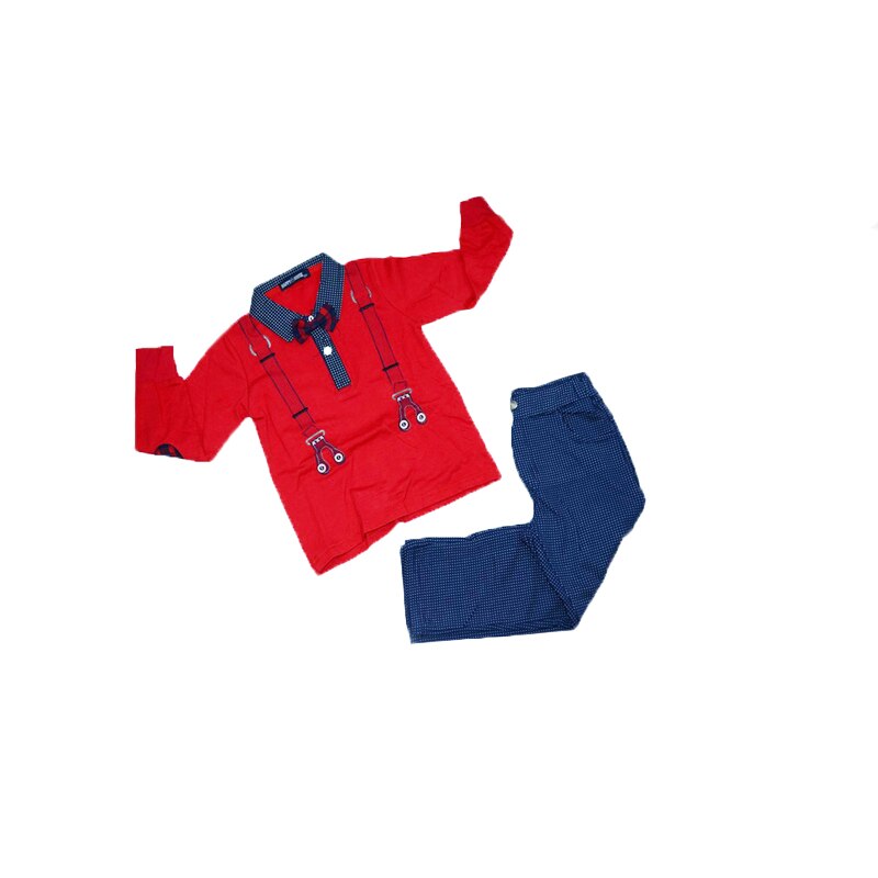 Compleu 2 piese pentru baieti Happy House JF-1745RO, Multicolor, 110