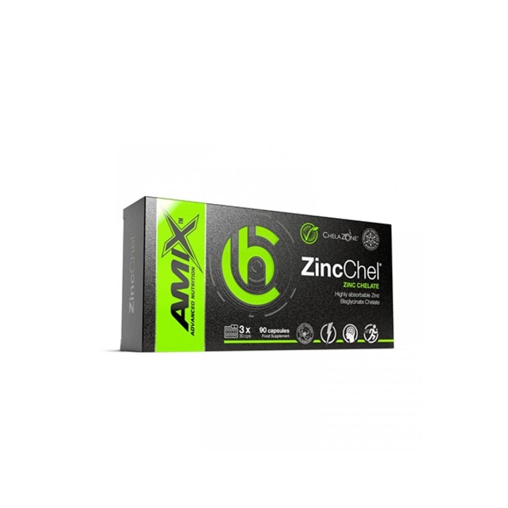 Supliment alimentar Amix Chelazone® Zincchel Zinc Bisglycinate Chelate 90 capsule