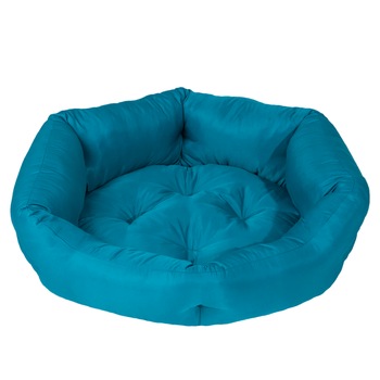 Pat pentru caini si pisici, turcoaz , 58 x 58 cm Pat pentru caini si pisici, turcoaz , 58 x 58 cm