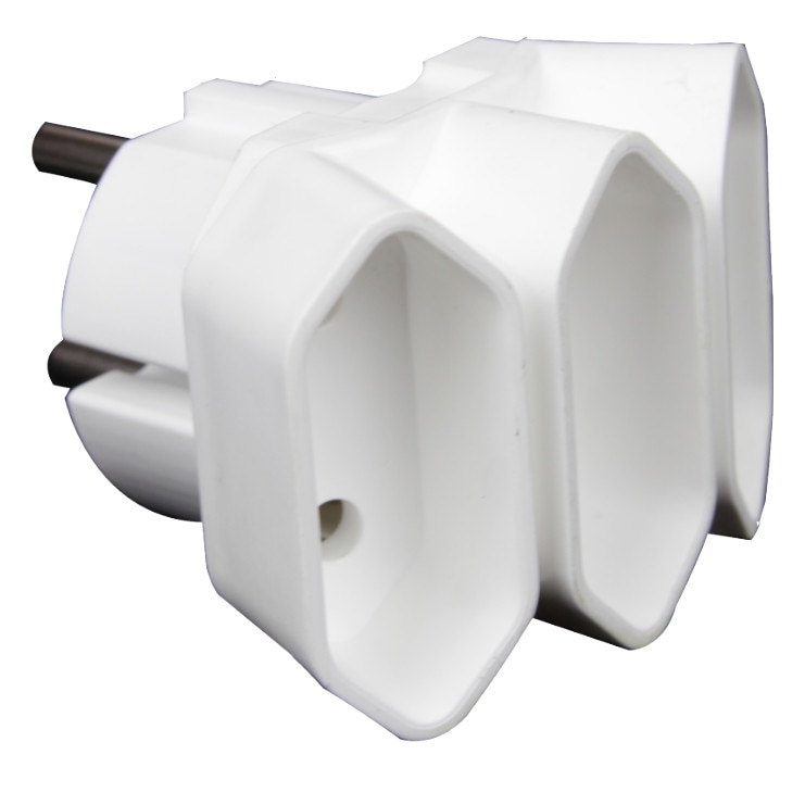 Fisa Adaptoare cu Trei Prize EvoTools, Schuko