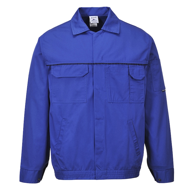 Bluza clasica de salopeta 2860, Portwest, albastru electric, S, 2860RBRS