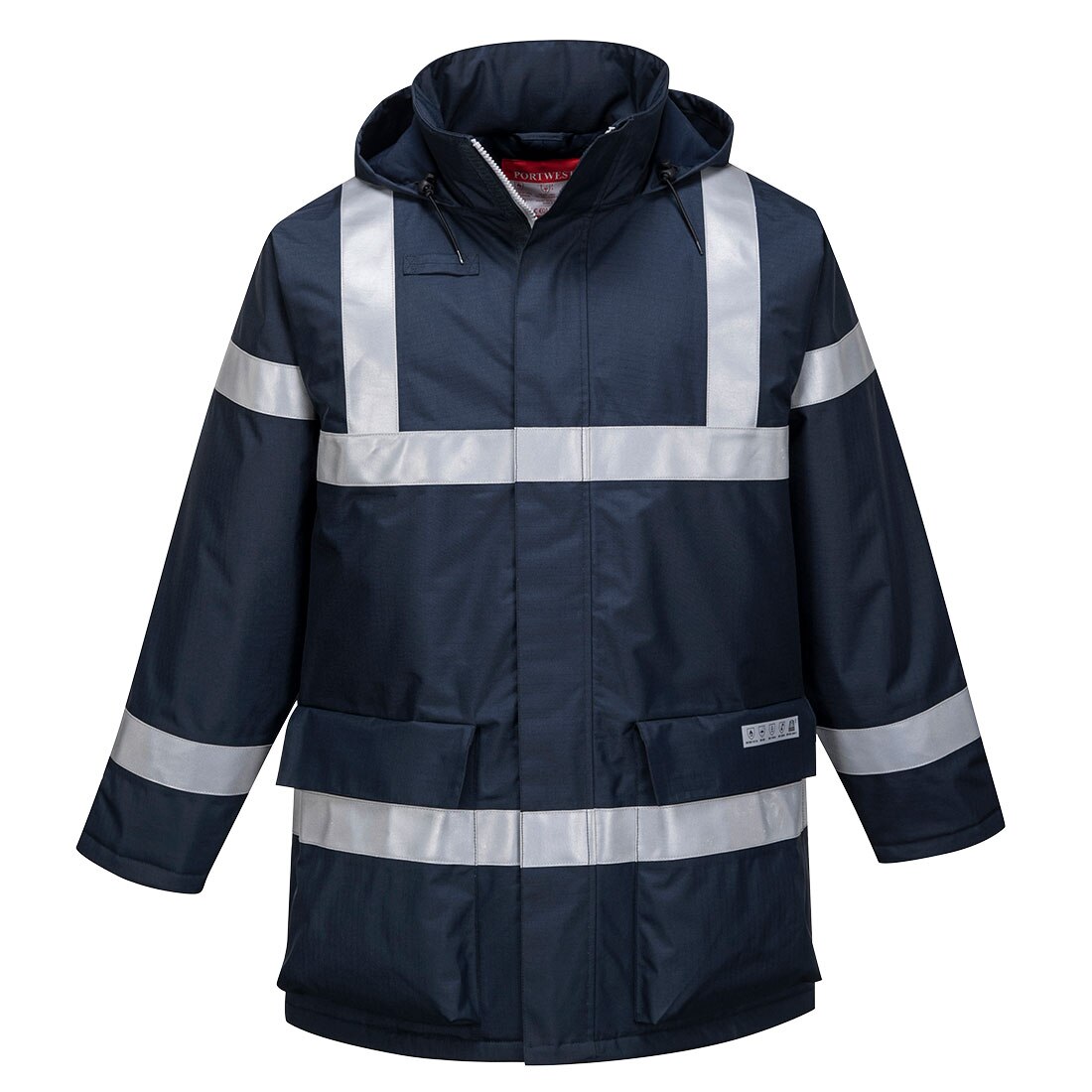 Jacheta Bizflame Rain Anti-Static FR S785NARM, culoarea Navy, marimea M