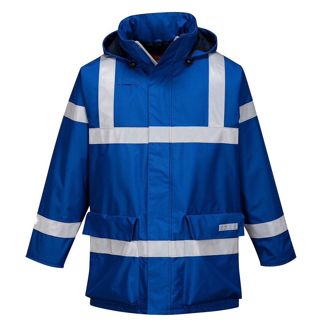 Jacheta Bizflame Rain Anti-Static FR S785RBRS, culoarea Albastru, marimea S