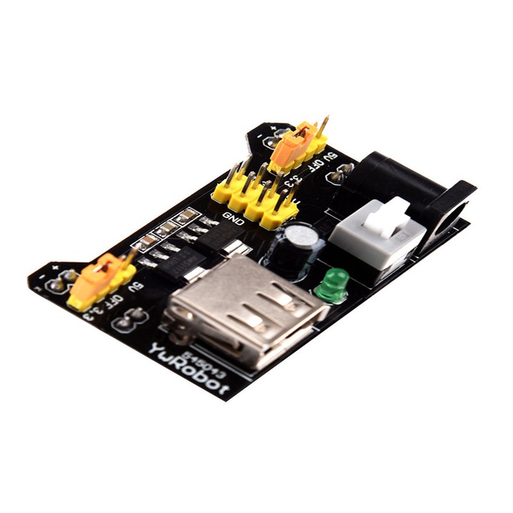 Modul de alimentare breadboard negru OKY0026