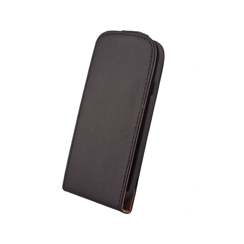 Husa Flip Elegance pentru Samsung I9500 S4, negru