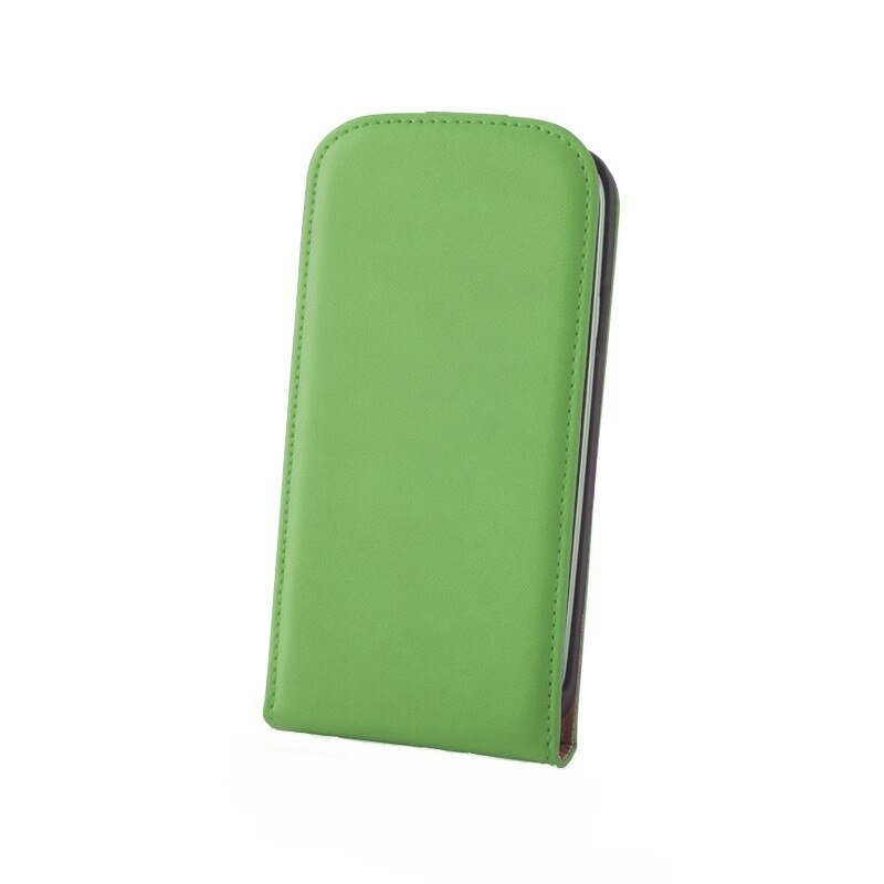 Husa Flip Deluxe pentru Samsung S5 mini, verde