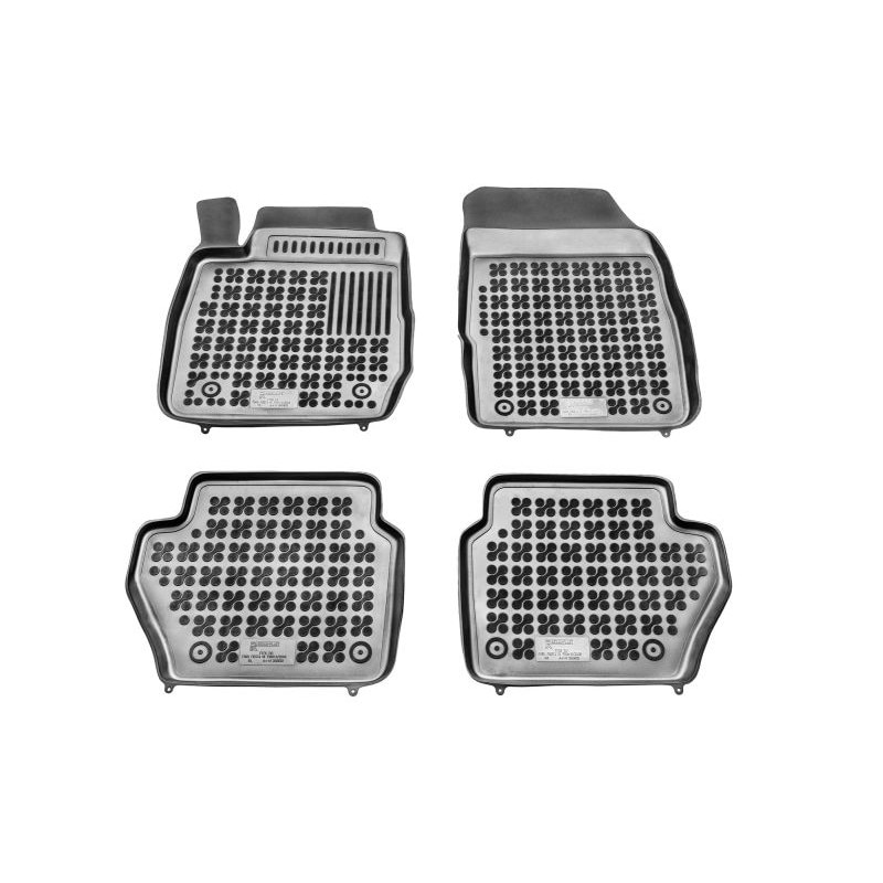 Set covorase auto Rezaw Plast din cauciuc pentru FORD FIESTA VI dupa 2008 4 buc