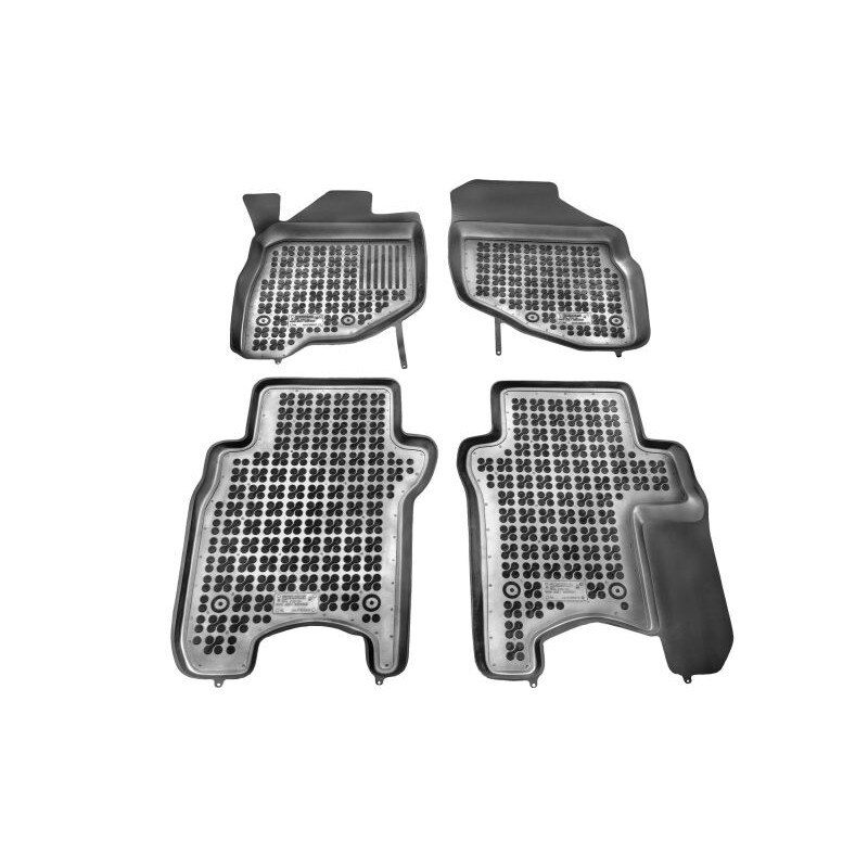 Set covorase auto Rezaw Plast din cauciuc pentru HONDA JAZZ II 2002-2008 4 buc