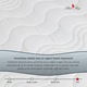 Saltea ortopedica Best Sleep Base DoubleSide, 140x200 cm, spuma poliuretanica, hipoalergenica, revesibila, ferma