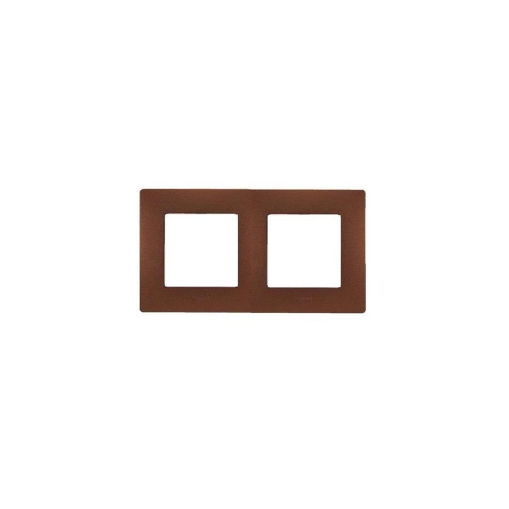 Legrand Niloé kettes keret, kakaóbarna, 397072