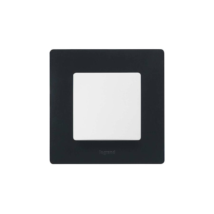 Legrand Niloé egyes keret, onyx fekete, 397051