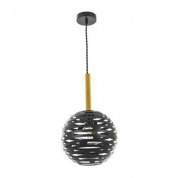 Suspensie Atlas, Negru, 1xe27, el 2224 Bk Suspensie Atlas, Negru, 1xe27, el 2224 Bk