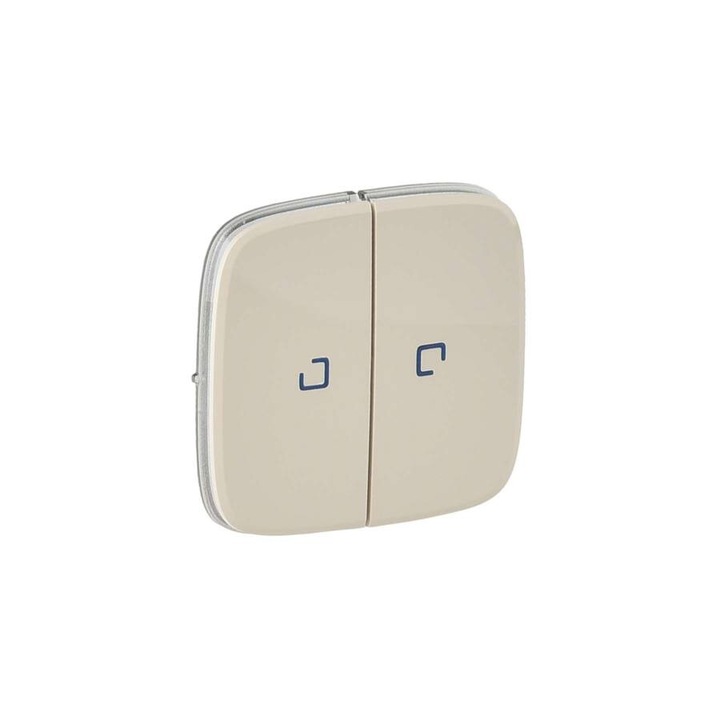 Legrand Valena Allure Kettős kapcsoló burkolat, fj, Elefántcsont, 755226