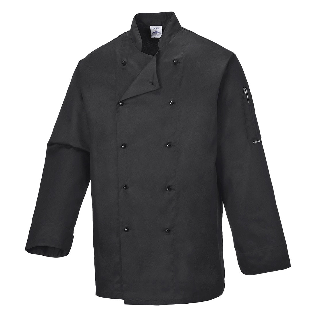 Jacheta Somerset Chefs C834BKRXXXL, culoarea Negru, marimea 3XL