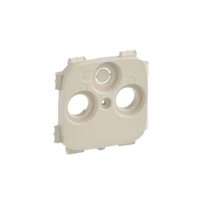 Legrand Valena Allure TV-RD-SAT aljzat burkolat (30 mm), Elefántcsont, 754806