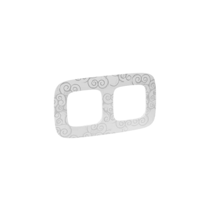 Legrand Valena Allure Kettes keret, Króm dekor, 754342