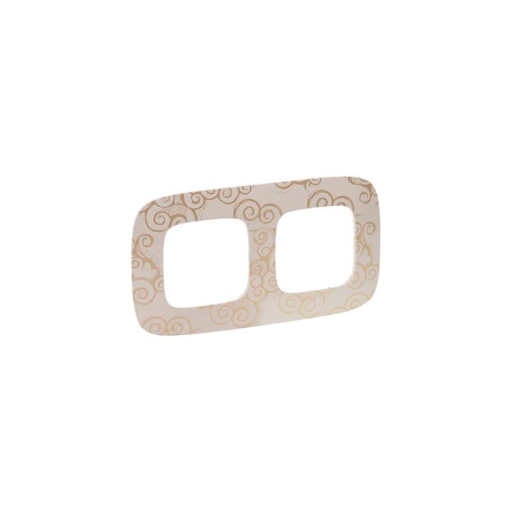 Legrand Valena Allure Kettes keret, Arany dekor, 754352