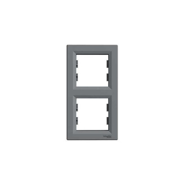 Schneider ASFORA Kettes keret, függőleges, acél, EPH5810262