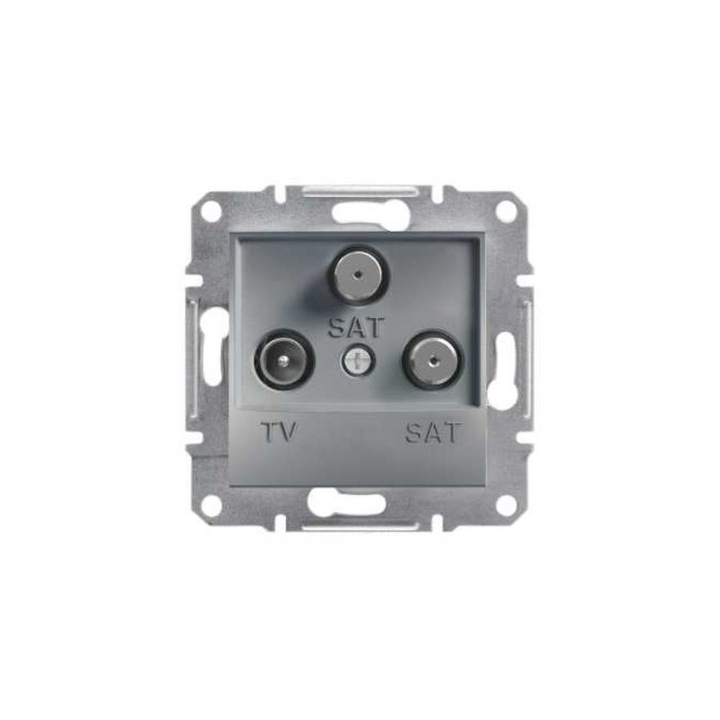 Schneider ASFORA TV/SAT/SAT aljzat, végzáró, 1 dB, acél, EPH3600162