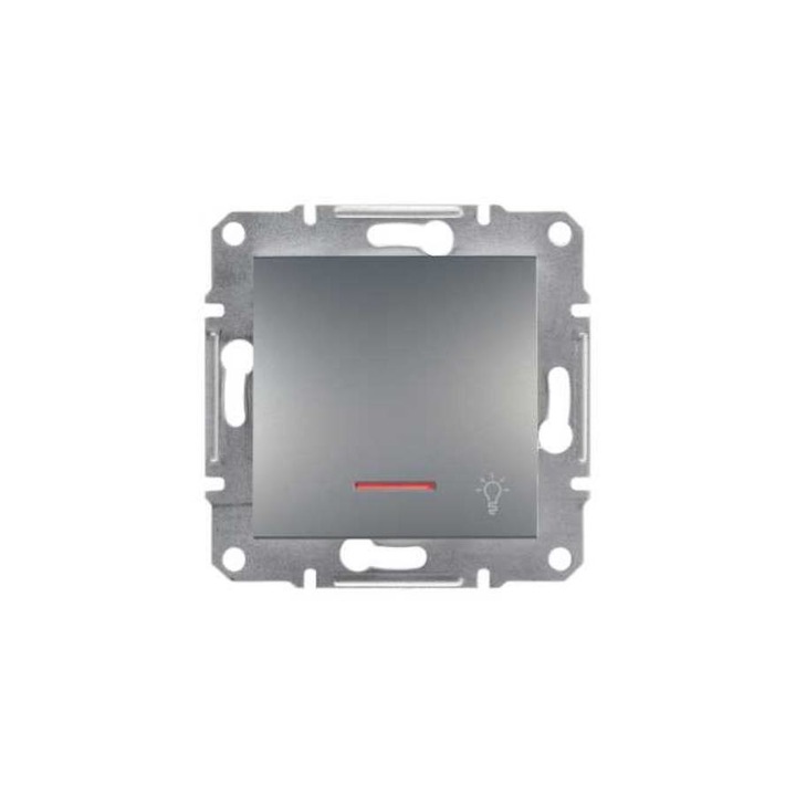 Schneider ASFORA Impingator unipolar, indicator luminos, semnal lampa, conexiune cu arc, otel, EPH1800162