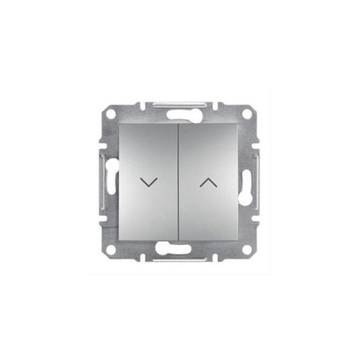 Schneider ASFORA Redőnykapcsoló, rugós bekötés, alumínium, EPH1300561