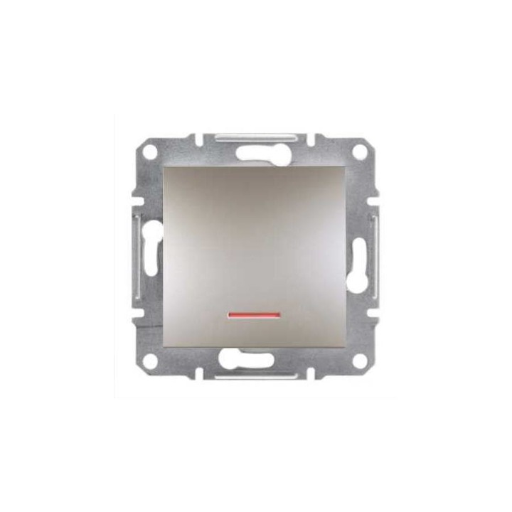 Schneider ASFORA Impingator unipolar, indicator luminos, conexiune cu arc, bronz, EPH1600169